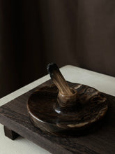 Load image into Gallery viewer, Chocolate Banded Crystal Onyx Cleanse Stick Holder #10