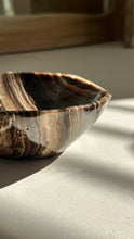 Load image into Gallery viewer, Chocolate Banded Crystal Onyx Dish #1