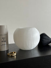 Load image into Gallery viewer, Selenite Polished Crystal Candle Holder