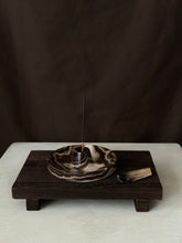 Load image into Gallery viewer, Chocolate Banded Crystal Onyx Cleanse Stick Holder #9