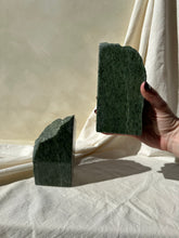 Load image into Gallery viewer, Epidote Crystal Bookends #2