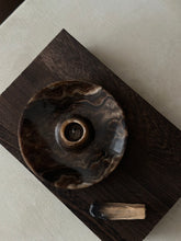 Load image into Gallery viewer, Chocolate Banded Crystal Onyx Cleanse Stick Holder #10