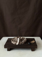 Load image into Gallery viewer, Chocolate Banded Crystal Onyx Cleanse Stick Holder #1