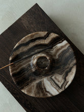 Load image into Gallery viewer, Chocolate Banded Crystal Onyx Cleanse Stick Holder #5