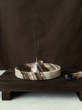 Load image into Gallery viewer, Chocolate Banded Crystal Onyx Cleanse Stick Holder #3