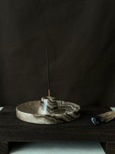 Load image into Gallery viewer, Chocolate Banded Crystal Onyx Cleanse Stick Holder #2