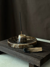 Load image into Gallery viewer, Chocolate Banded Crystal Onyx Cleanse Stick Holder #7