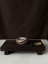 Load image into Gallery viewer, Chocolate Banded Crystal Onyx Tealight Candle Holder #5