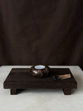 Load image into Gallery viewer, Chocolate Banded Crystal Onyx Tealight Candle Holder #3