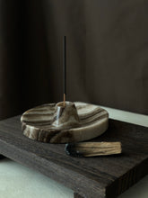 Load image into Gallery viewer, Chocolate Banded Crystal Onyx Cleanse Stick Holder #6