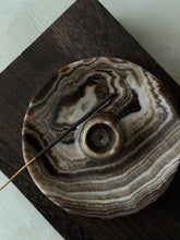 Load image into Gallery viewer, Chocolate Banded Crystal Onyx Cleanse Stick Holder #8
