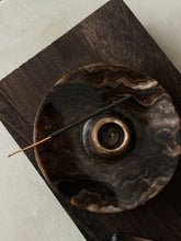 Load image into Gallery viewer, Chocolate Banded Crystal Onyx Cleanse Stick Holder #10