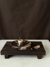 Load image into Gallery viewer, Chocolate Banded Crystal Onyx Cleanse Stick Holder #7