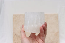 Load image into Gallery viewer, 2 Set Selenite Candle Holders - Little Quartz Co Crystals