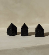 Load image into Gallery viewer, Black Obsidian Polished Point Crystal - Little Quartz Co Crystals