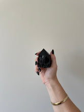 Load image into Gallery viewer, Black Obsidian Polished Point Crystal - Little Quartz Co Crystals
