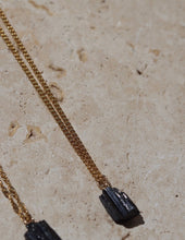 Load image into Gallery viewer, Black Tourmaline Crystal Necklace - Little Quartz Co Crystals