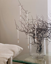 Load image into Gallery viewer, Christmas Ornaments - Clear Quartz Gold Electroplated - Little Quartz Co Crystals