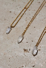 Load image into Gallery viewer, Clear Quartz Crystal Necklace - Little Quartz Co Crystals