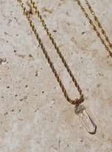 Load image into Gallery viewer, Clear Quartz Crystal Necklace - Little Quartz Co Crystals