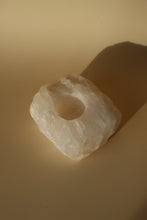 Load image into Gallery viewer, Clear Quartz Tealight Candle Holder - Little Quartz Co Crystals