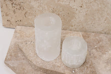Load image into Gallery viewer, 2 Set Selenite Candle Holders Little Quartz Co Crystals