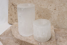 Load image into Gallery viewer, 2 Set Selenite Candle Holders Little Quartz Co Crystals