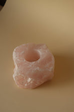Load image into Gallery viewer, Rose Quartz Tealight Candle Holder - Little Quartz Co Crystals