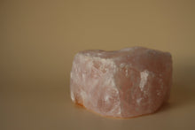 Load image into Gallery viewer, Rose Quartz Tealight Candle Holder - Little Quartz Co Crystals