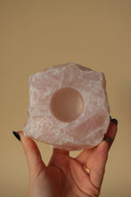 Load image into Gallery viewer, Rose Quartz Tealight Candle Holder - Little Quartz Co Crystals
