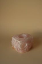 Load image into Gallery viewer, Rose Quartz Tealight Candle Holder - Little Quartz Co Crystals