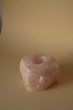 Load image into Gallery viewer, Rose Quartz Tealight Candle Holder - Little Quartz Co Crystals