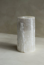 Load image into Gallery viewer, Tall Selenite Tealight Candle Holder - Little Quartz Co Crystals