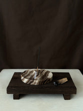 Load image into Gallery viewer, Chocolate Banded Crystal Onyx Cleanse Stick Holder #6
