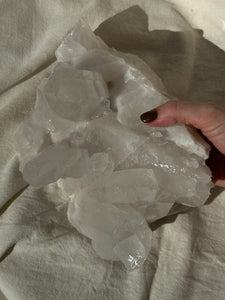 Clear Quartz Cluster- Statement Piece Crystal #C