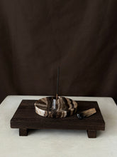 Load image into Gallery viewer, Chocolate Banded Crystal Onyx Cleanse Stick Holder #5
