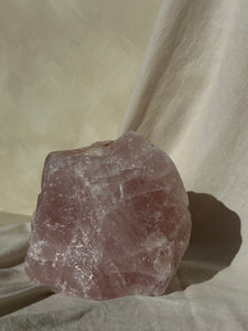 Rose Quartz Crystal Chunk #01