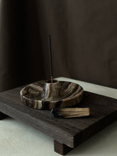 Load image into Gallery viewer, Chocolate Banded Crystal Onyx Cleanse Stick Holder #5
