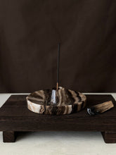 Load image into Gallery viewer, Chocolate Banded Crystal Onyx Cleanse Stick Holder #5

