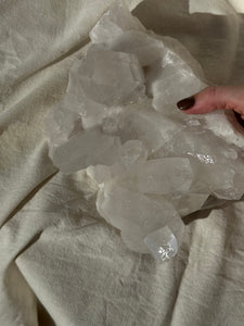 Clear Quartz Cluster- Statement Piece Crystal #C