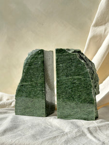 Epidote Crystal Bookends #1