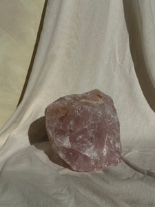 Rose Quartz Crystal Chunk #01