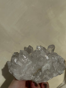 Clear Quartz Crystal Cluster #01