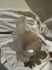 Clear Quartz Cluster- Statement Piece Crystal #A