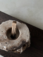 Load image into Gallery viewer, Chocolate Banded Crystal Raw Cut Onyx Tealight Candle Holder #6

