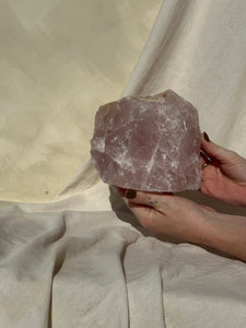 Rose Quartz Crystal Chunk #01