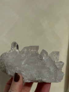 Clear Quartz Crystal Cluster #01