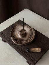 Load image into Gallery viewer, Chocolate Banded Crystal Onyx Cleanse Stick Holder #4
