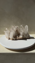 Load and play video in Gallery viewer, Clear Quartz Cluster- Statement Piece Crystal #C
