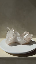 Load and play video in Gallery viewer, Clear Quartz Cluster- Statement Piece Crystal #B
